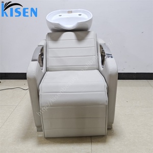 KISEN Mobiliario de Salón: Unidad de Lavacabezas para Peluquería, Cama de Lavado de Cabello, Silla de Lavado de Cabello, Unidad de Lavacabezas con Silla, Silla para Spa Capilar - Product Image 5