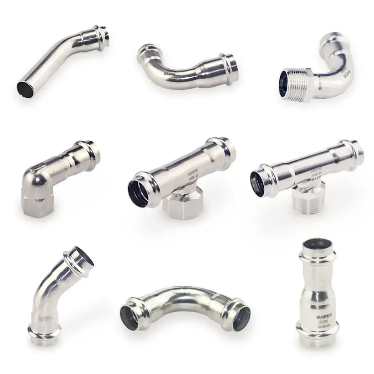 Factory Price Stainless Steel Plumbing Tee Pipe Fitting for Water Supply