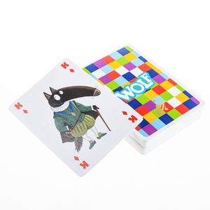 AYPC, venta al por mayor, naipes grandes personalizados, 70*98mm, papel de doble capa, dibujos animados de Anime, lindo <span class=keywords><strong>Lobo</strong></span>, <span class=keywords><strong>juego</strong></span> de cartas coleccionables de póquer - Product Image 4