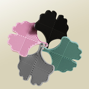 Pinceles de maquillaje de silicona, alfombrilla de limpieza, almohadilla limpiadora de brochas de maquillaje con forma de mariposa - Product Image 1