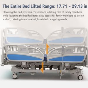 Standard Smart <span class=keywords><strong>5</strong></span> Funções Clínica Médica Enfermagem Elétrica Cama Hospitalar - Product Image 5