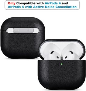 Étui Personnalisé en Cuir PU pour <span class=keywords><strong>Airpods</strong></span> 4, Housse de Protection en Cuir de Vachette Pleine Fleur pour <span class=keywords><strong>Airpods</strong></span> Pro <span class=keywords><strong>2</strong></span> - Product Image 5