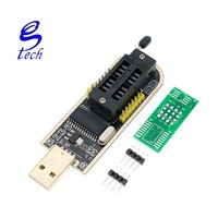 Clip de Prueba I21 para EEPROM 93CXX / 25CXX / 24CXX + Módulo Programador USB CH341 para BIOS Flash EEPROM Series 24 25 SOIC8 SOP8