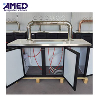 Équipement de restauration professionnel en acier inoxydable, Kegerator distributeur de bière à refroidissement par air, 12 fûts, 620L pour bar