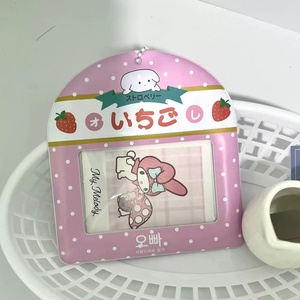 Portafotos de PVC con Diseño Personalizado, Nuevo y Regular, para Eventos de Kpop, Lindo Porta Tarjetas de Fotos de Plástico con Llavero - Product Image 3