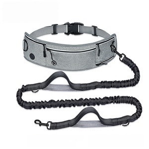 Guinzaglio per cani a mani libere con custodia regolabile in vita e guinzaglio con porta borraccia riflettente <span class=keywords><strong>Bungee</strong></span> <span class=keywords><strong>Dog</strong></span> guinzaglio - Product Image 1