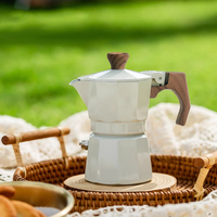Nouvelle arrivée accessoires de cuisine cuisinière cafetière expresso/cafetière en aluminium/Moka Pot
