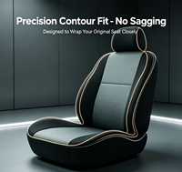 Fundas de Asiento de Coche Verificadas de Poliéster Transpirable, Compatibles con Airbag, Ajuste Universal para la Mayoría de Sedanes y SUVs