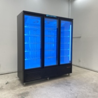 Réfrigérateur commercial pour boissons avec porte vitrée, refroidisseur vertical pour boissons, armoire réfrigérée