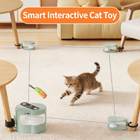 Juguete Electrónico para Gatos con Sonido de Pájaro Simulado, Control Remoto, Automático, Inteligente, para Caza, Ejercicio, Divertido, para Interiores