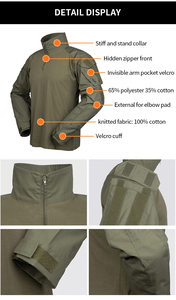 Combinaison tactique respirante et imperméable, coupe-vent, indéchirable, vert Ranger, pour homme, camouflage - Product Image 4