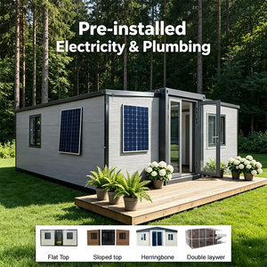 Villa Prefabricada de Lujo, 3 Dormitorios, 2 Baños, <span class=keywords><strong>Casa</strong></span> Contenedor Expandible con Sistema Eléctrico Preinstalado para Soluciones de Vida Fuera de <span class=keywords><strong>la</strong></span> Red - Product Image 1