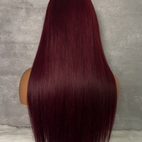 Perruque mi-lace frontale en cheveux humains brésiliens Remy vierges 100 % naturels, vente en gros