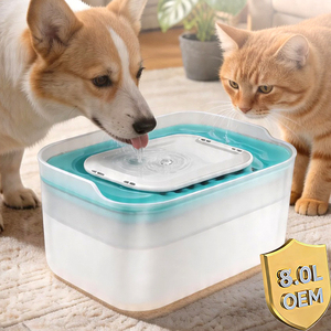 <span class=keywords><strong>Fontaine</strong></span> <span class=keywords><strong>à</strong></span> eau automatique pour chats et chiens de grande capacité <span class=keywords><strong>8L</strong></span>, silencieuse, avec port USB, vente en gros de fontaines <span class=keywords><strong>à</strong></span> eau pour animaux de compagnie - Product Image 1
