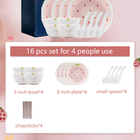 Service de Vaisselle Complet Style Européen, Assiettes en Céramique de Haute Qualité, Bols et Assiettes Ronds en Porcelaine Nordique