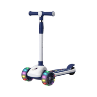 Patinete Deportivo Infantil para Exteriores, de 2 a 9 Años, Tres en Uno, Plegable, Ligero, Bicicleta de Equilibrio, Triciclo, Manillar Ajustable, de Plástico