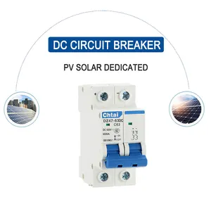 PV DC MCB der Serie CHTAI DZ47 1P 2P 6A 10A 16A 20A 25A 32A 40A 50A 63A Mini-Leistungs schalter 1000V Solar-Photovoltaik anlage