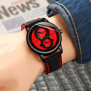 FORSINING 366 Mode Squelette Automatique Mouvement Mécanique Montre Pour Hommes Bracelet En Silicone 6 Couleurs Montre <span class=keywords><strong>Horloge</strong></span> Mécanisme - Product Image 5