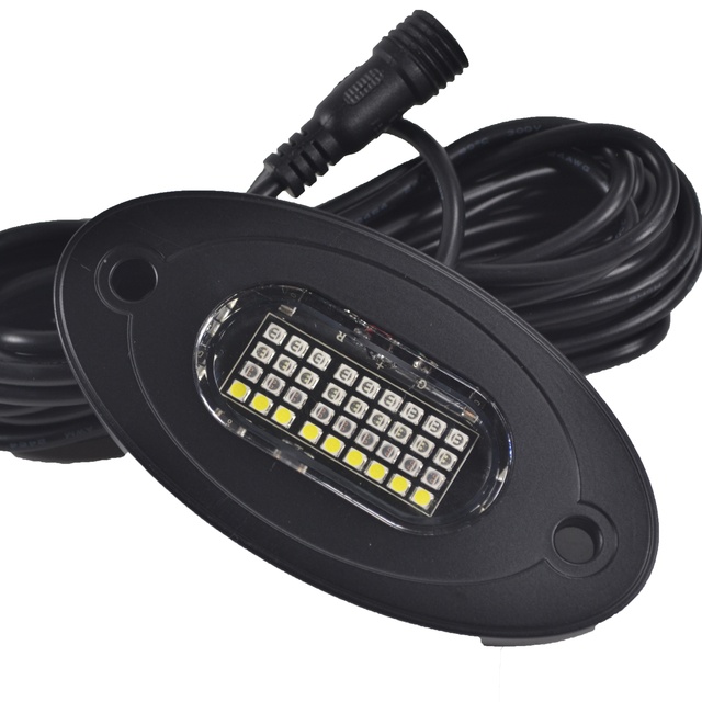 New the Max 36LED 12V Light RGBW Waterproof LED Rock Light for Truck Cars ATV