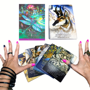 <span class=keywords><strong>Cartas</strong></span> del Tarot del Oráculo del Espíritu Animal, 52 <span class=keywords><strong>Cartas</strong></span> del Oráculo Natural con Ilustraciones de <span class=keywords><strong>Totem</strong></span> Animal, Meditación y Lectura Intuitiva. - Product Image 4