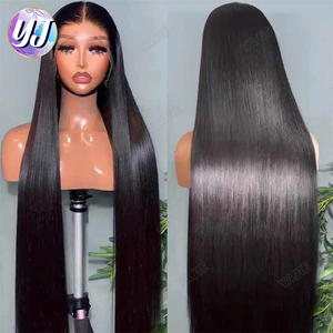 Perruque de Cheveux Humains Bruts Indiens 13x6 avec Lace Frontale, Perruques Complètes HD Sans Colle avec Lace Frontale, Perruque Brésilienne Lisse ou Bouclée pour Femmes Noires - Product Image 3