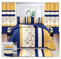 Ensemble de couvre-lit en coton de 8 pièces en gros, taille king, couvre-lit en coton pour lit