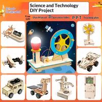 Kit d'expériences scientifiques en bois STEM, modèle de physique à construire soi-même pour l'éducation scientifique des enfants, vente en gros