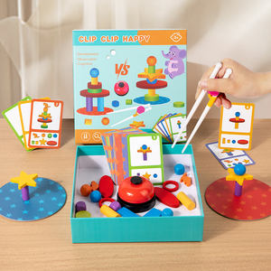 Castor en bois bloc de construction <span class=keywords><strong>jeu</strong></span> conseil d'éducation précoce pour enfants perle cueillette pensée Concentration formation jouet éducatif - Product Image 6