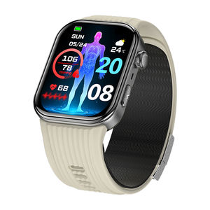 Reloj Inteligente S191 con Pantalla Táctil AMOLED Cuadrada, ECG, Bomba de Aire, Monitor de Presión Arterial, Detección de Caídas en Personas Mayores, Llamada <span class=keywords><strong>SOS</strong></span> - Product Image 2