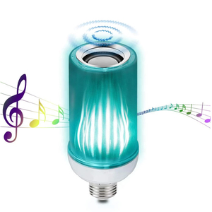Bóng Đèn LED Loa Thông Minh E27 E26 B22 RGB + W, Đèn Led Không Dây Chơi Nhạc 8W Với 24 Phím Điều Khiển Từ Xa - Product Image 1