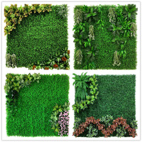Panneaux Extérieurs Clôture de Gazon Mur Végétal Artificiel Vente en Gros Mur Vert Artificiel Panneau Mural de Gazon Haie Artificielle