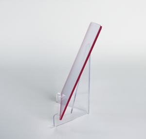 Borde de color rojo 3 "x 4"(76x102mm) Tarjetero de plástico PVC estándar 35pt - Product Image 3