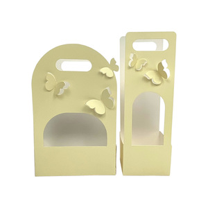 Caja de flores con forma de mariposa, hueca, para arreglos florales frescos, regalo para el Día de San Valentín, cumpleaños, Día de la Madre - Product Image 1