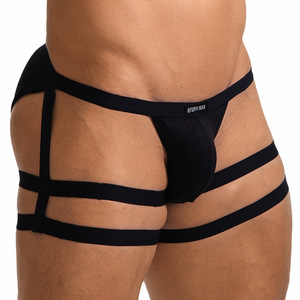 Nuovo Design Slip <span class=keywords><strong>da</strong></span> <span class=keywords><strong>Uomo</strong></span> Europeo Americano Sexy Traspirante Assorbente a Vita Bassa con Sacchetto a U Convesso e Lacci - Lingerie - Product Image 1