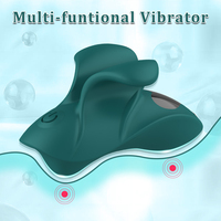 2025 Meistverkaufter Lebensmittelechter Silikon-Fingervibrator mit 9-Gang-Vibration & 100% Wasserdichtes Erwachsenen-Sexspielzeug für Paare