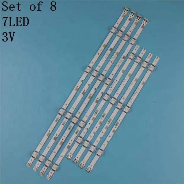 UN43J5200 Aluminum IP20 Backlight Strip 7 LEDs for Samsung 40'' TV Repair (Models UN43J5290 UA43T6000 HG43ND477 UA43N500)