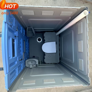 Toilettes portables en plastique de marque chinoise en gros à bas prix - Conception de toilettes portables d'extérieur pour la construction, toilettes portables - Product Image 4