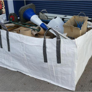 Sacs Jumbo 1500 <span class=keywords><strong>kg</strong></span> FIBC Blancs Imprimés <span class=keywords><strong>en</strong></span> Matière PP Respirante pour Usage <span class=keywords><strong>de</strong></span> Construction Marque Xuli Modèle <span class=keywords><strong>de</strong></span> Sac à Déchets 5:<span class=keywords><strong>1</strong></span> Facteur <span class=keywords><strong>de</strong></span> Sécurité - Product Image 2