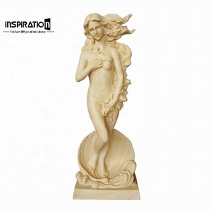 Figura de <span class=keywords><strong>Venus</strong></span> con Efecto Mármol Artificial para Adorno de Patio, Estilo Artístico, Estatua de Jardín de Piedra, Escultura de Plaza de Piedra Sintética - Product Image 1