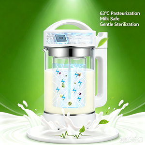 Pasteurizador Automático Multifuncional para Baño María Upower 1.0L, Control de Temperatura 65-98°C, 220-240V/110-120V, 400W para Alimentos Crudos - Product Image 2