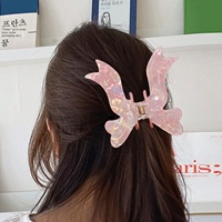 Pince à cheveux papillon style coréen simple pour femme, pince requin personnalisable avec logo, accessoire pour chignon arrière pour filles