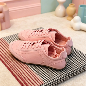 Original Luxury Solid Color <b>Suede</b> <b>Court</b> Borberris Sneakers for Women Comfortable Breathable Custom Logo Designer <b>Shoes</b> - Product Image 2