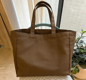 Wholesale Recycled Blank Large Capacity Canvas <b>Tote</b> Bag Weekend Yoga Fitness Cotton Shopping Bag With Custom Logo Printing - Product Image 3