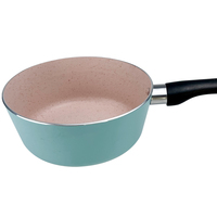 Ensemble de mini casseroles antiadhésives en aluminium avec poignée, compatibles avec les cuisinières à gaz, casseroles et marmites antiadhésives, casserole à lait