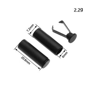 कस्टम जूते का फीता टिप्स सिर और डोरियों के लिए अंत धातु Aglets बेलनाकार प्रतिस्थापन सिर जूता Shoestrings कपड़े - Product Image 4