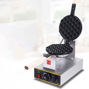 เครื่องทำวาฟเฟิลแบบฟองไฟฟ้า7.8นิ้วเคลือบไม่ติดไข่สไตล์ฮ่องกงพร้อมตัวจับเวลาและควบคุมอุณหภูมิ - Product Image 3