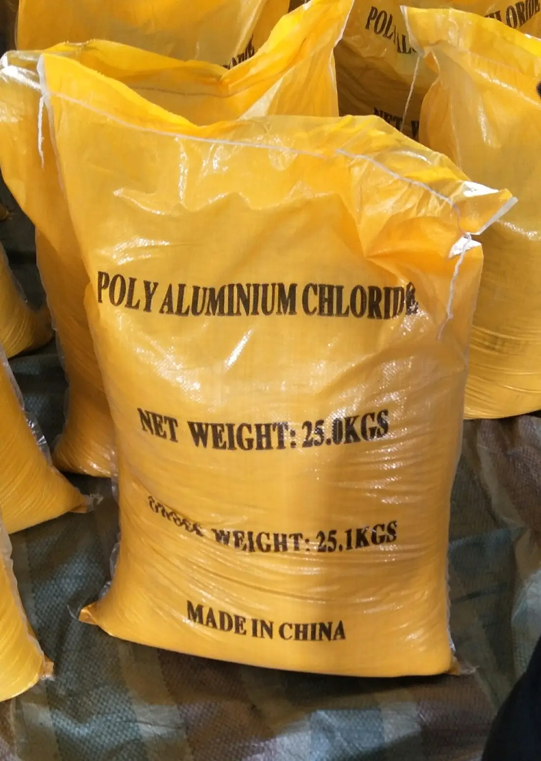 排水処理凝集剤ポリマー化塩化アルミニウム