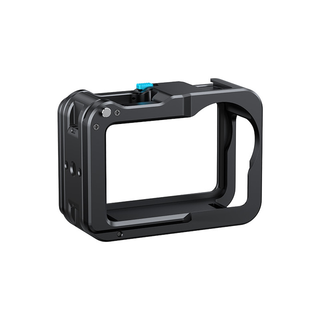 Aluminum Alloy Camera Cage Protective Frame with Side Mount Dual Sided Magnetic Quick Release Interface for DJI Osmo Action 6