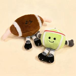 Sac de <span class=keywords><strong>sport</strong></span> avec petite décoration suspendue, mignon, en forme de poupée en peluche douce, rembourrée en coton PP, pour tennis, rugby, football, basketball, <span class=keywords><strong>golf</strong></span>, jouet de fête - Product Image 6