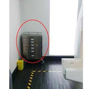 Carrello in acciaio inossidabile magnetico Non magnetico/per attrezzatura MR 1.5T e 3.0 T/con carrello di emergenza a 6 cassetti - Product Image 2